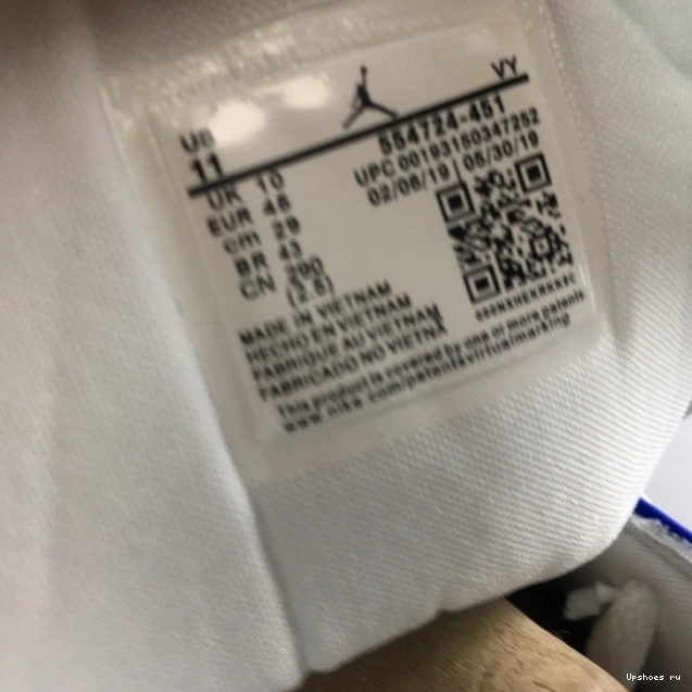 VIOLET-WHITE 1 MID 554724-451 AIR ROYAL HYPER HYPER JORDAN 0901